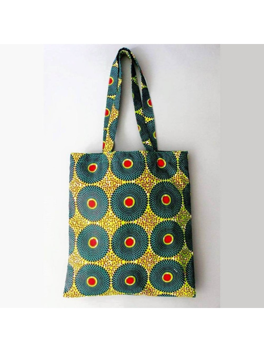 Cloth Bag Loincloth Wax - Patterns Circles - Laudy Larria - Tote bag - Beach bag - Accessories - ARTIAF  LLC