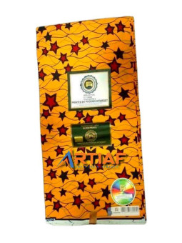 Hitarget Wax, Pagne Africain 100% Coton de 6 Yards