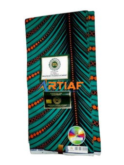 Pagne Wax Africain Hitarget 100% Coton, 6 Yards