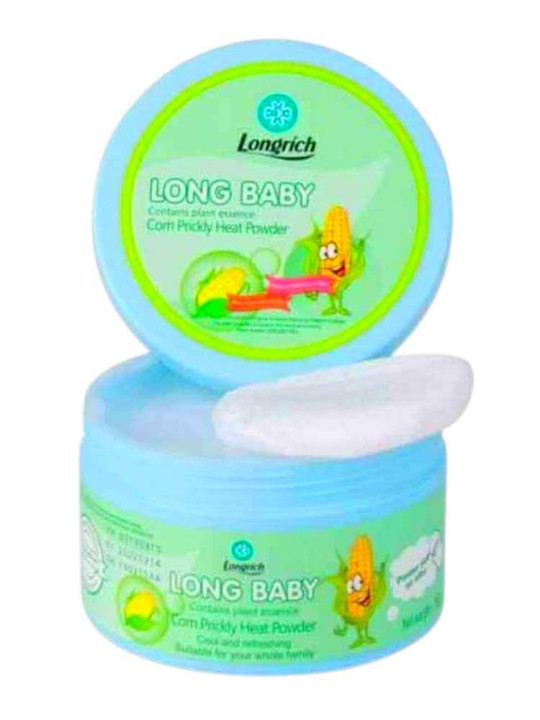 Long Baby - Longrich - Poudre pour bébé aux extraits de Maïs - Démangeaisons et Boutons - 160 g - Astuces - ARTIAF  LLC