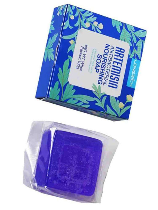 Savonnette antibactérien à l'artimisine - Longrich - Pour éliminer Boutons, Acnés, Tâches... - 100 g - Astuces - ARTIAF  LLC