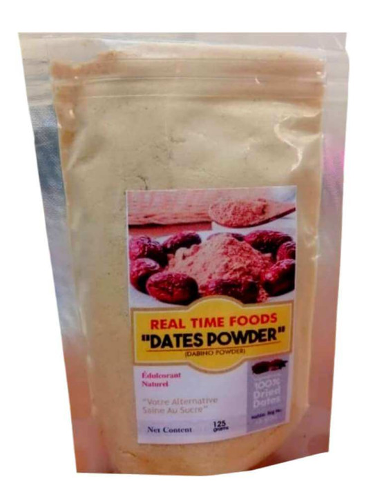 Poudre de Dattes - Real Time Foods - Édulcorant Naturel - 500g - Astuces - ARTIAF  LLC
