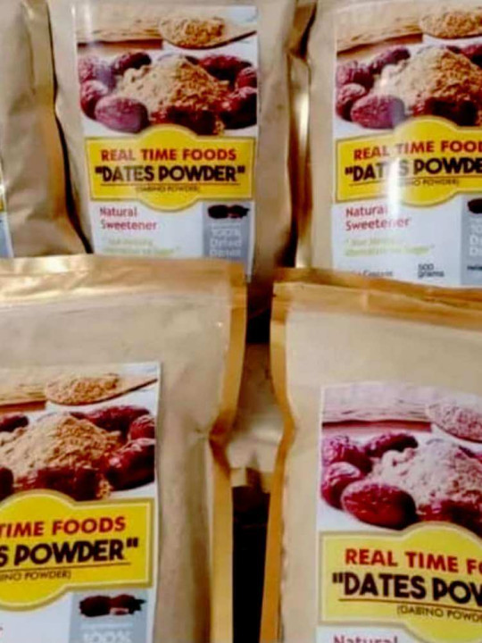 Date Powder - Real Time Foods - Natural Sweetener To Sweeten Your Meals - 125g - Tips - ARTIAF  LLC