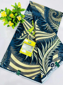 Pagne Vlisco Gold Wax Hollandais – tissu africain de luxe 100% coton