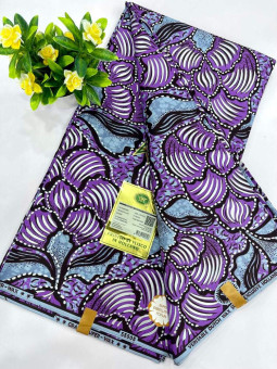 Pagne Vlisco Gold Wax Hollandais – tissu africain de luxe 100% coton