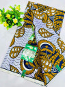Pagne Vlisco Gold Wax Hollandais – tissu africain de luxe 100% coton