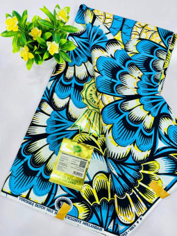 Pagne Vlisco Gold Wax Hollandais – tissu africain de luxe 100% coton
