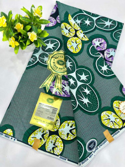 Pagne Vlisco Gold Wax Hollandais – tissu africain de luxe 100% coton