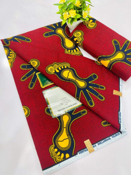 Pagne Vlisco Gold Wax Hollandais – tissu africain de luxe 100% coton