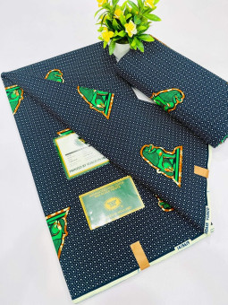 Pagne Vlisco Gold Wax Hollandais – tissu africain de luxe 100% coton