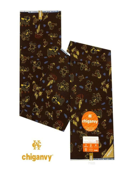 Chiganvy - 100% cotton fabric of very good quality - 6 yards - Chiganvy - ARTIAF  LLC