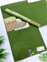 Pagne Wax Uni Betex Unicolor Vally Collection tissu africain premium avec garniture 6 yards