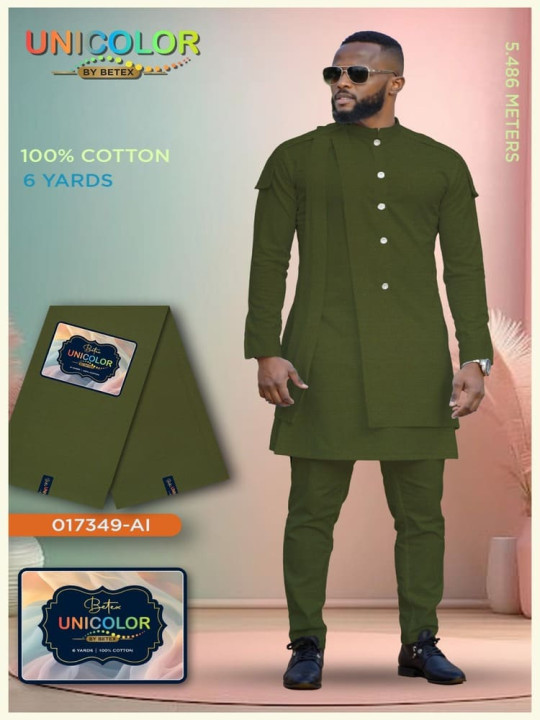 Solid Wax Loincloth - Betex Unicolor - Vally Collection - Premium Fashion Wax with Trim - 6 Yards - Miscellaneous loincloths - ARTIAF  LLC