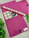 Pagne Wax Uni Betex Unicolor Vally Collection tissu africain premium avec garniture 6 yards