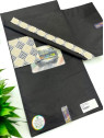 Pagne Wax Uni Betex Unicolor Vally Collection tissu africain premium avec garniture 6 yards