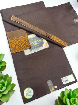 Pagne Wax Uni Betex Unicolor Vally Collection tissu africain premium avec garniture 6 yards