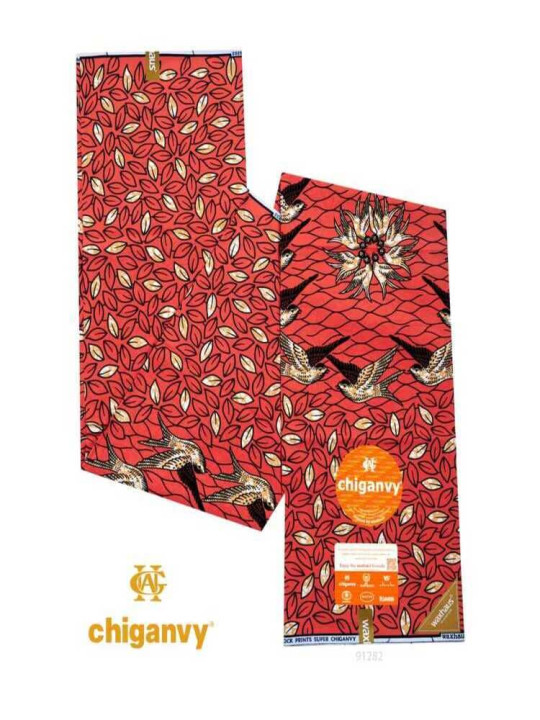 copy of African Wax Loincloth - Chiganvy - 100% Cotton and Resistant Printed Fabric - 6 Yards - Chiganvy - ARTIAF  LLC