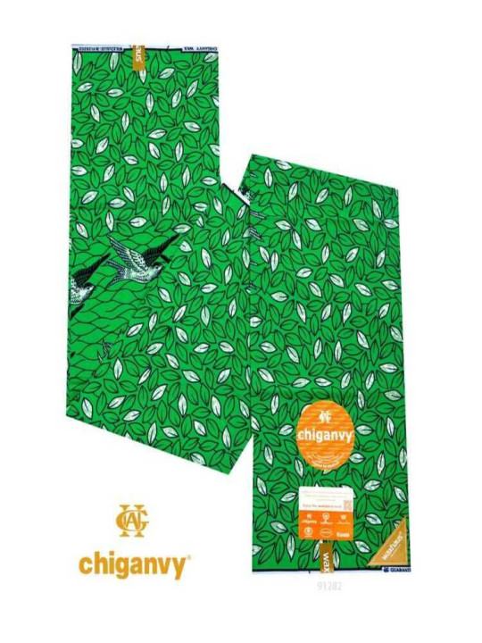 copy of African Wax Loincloth - Chiganvy - 100% Cotton and Resistant Printed Fabric - 6 Yards - Chiganvy - ARTIAF  LLC