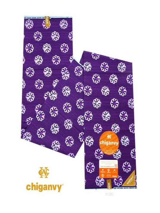 copy of African Wax Loincloth - Chiganvy - 100% Cotton and Resistant Printed Fabric - 6 Yards - Chiganvy - ARTIAF  LLC
