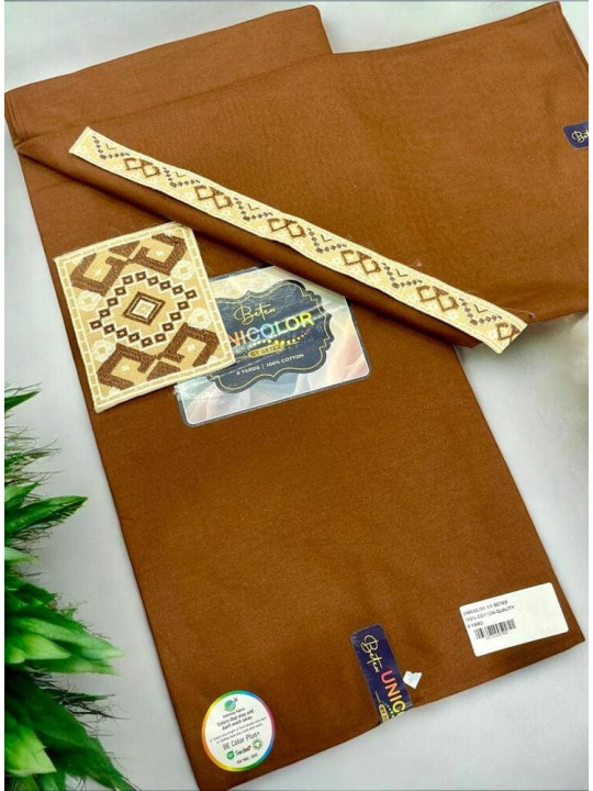 Pagne Wax Couleur Unie - Betex Unicolor - Vally Collection - Premium Fashion Wax avec Garniture - 6 Yards - Pagnes divers - ARTIAF  LLC