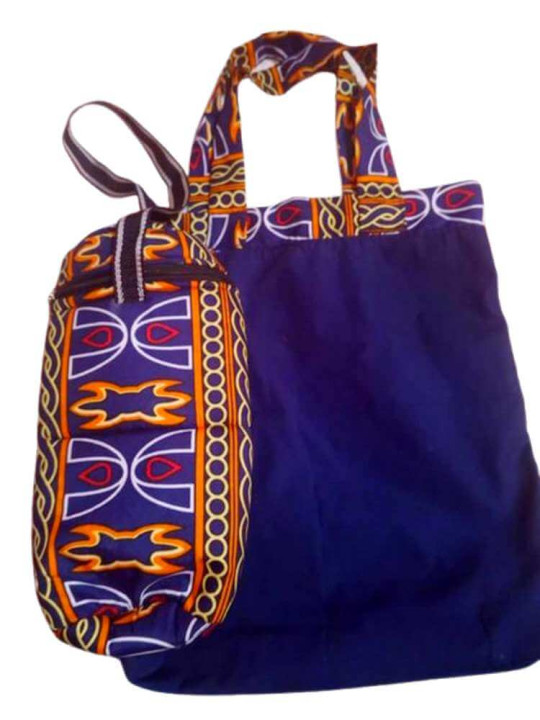 Panier et Sac Gourde Tissu Africain - Maidjonré Créations - Résistant et Coloré - SACS PAGNE - ARTIAF  LLC