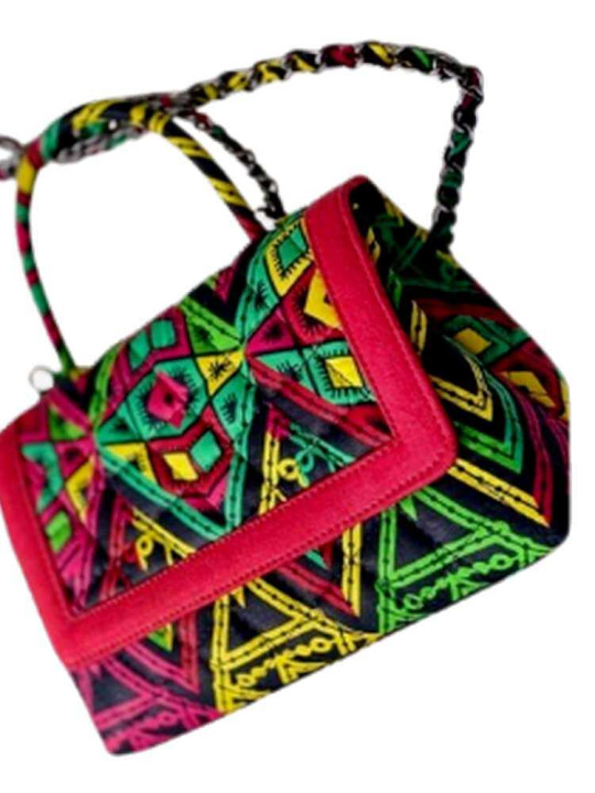 copy of Porte-Accessoires -Maidjonré création - Sac pagne coloré - Sacs Pagnes - ARTIAF  LLC