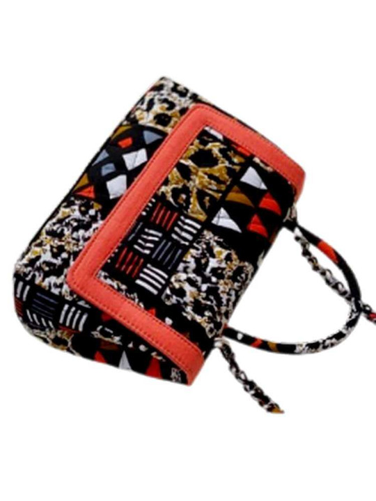 Sac à Main Femme - Tissu Pagne Wax Africain 100% Coton - Sac Porté Épaule - Motifs Afrique Australe - SACS PAGNE - ARTIAF  LLC