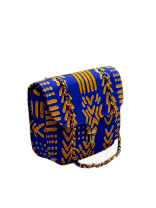 Sac à Main Femme - Tissu Pagne Wax Africain 100% Coton - Sac Porté Épaule - Motifs africains - SACS PAGNE - ARTIAF  LLC
