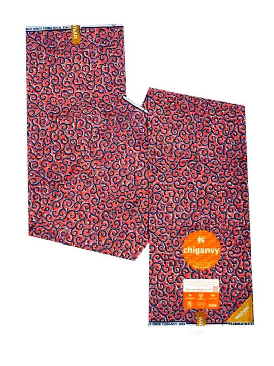 Pagne Wax d'Afrique - Chiganvy -Tissu Imprimé 100% Coton et Résistant - 6 Yards - Chiganvy - ARTIAF  LLC