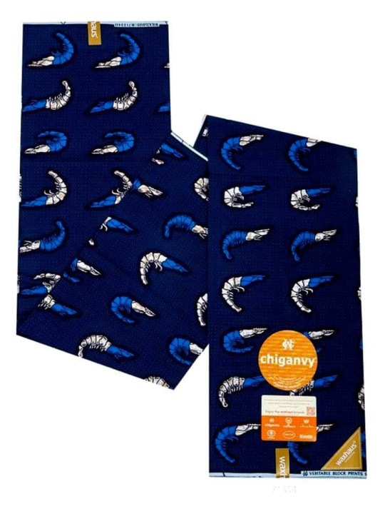 Pagne Wax Chiganvy - Tissu Africain 100% Coton de Très Bonne qualité - 6 yards - Chiganvy - ARTIAF  LLC