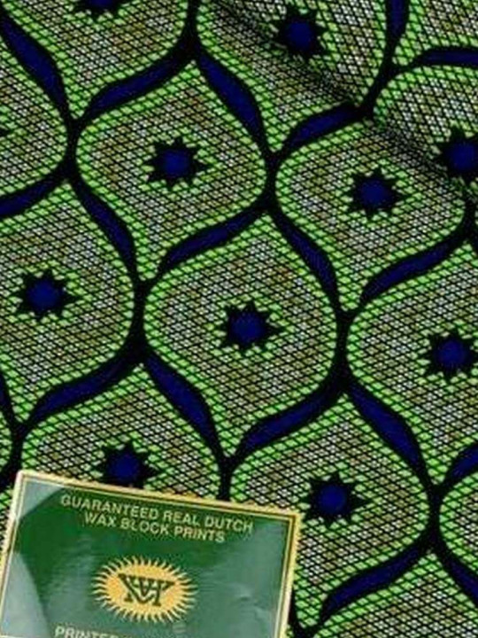 Tissu Vlisco Hollandais - Vlisco - Pagne Wax Hollandais de Qualité, Résistant & Eléguant, 100% Coton - 6 Yards - Vlisco - ARTIAF  LLC