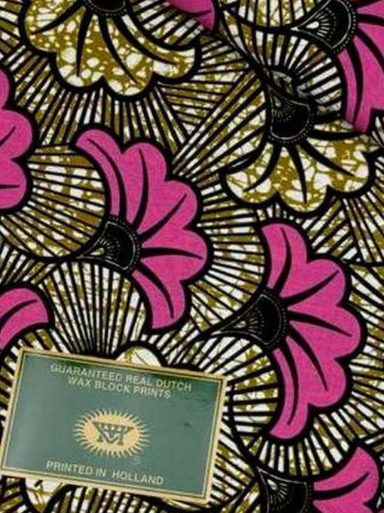 Tissu Vlisco Hollandais - Vlisco - Pagne Wax Hollandais de Qualité, Résistant & Eléguant, 100% Coton - 6 Yards - Vlisco - ARTIAF  LLC