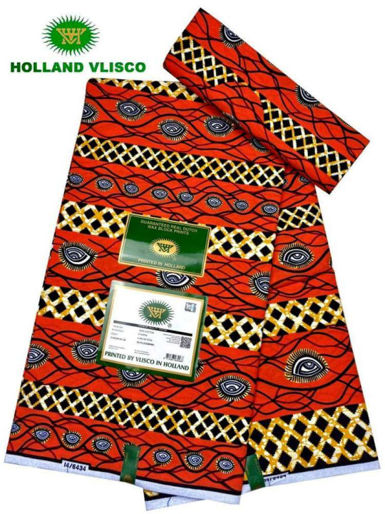 copy of Vlisco Hollandais Fabric - Vlisco - 100% Cotton Wax Hollandais Resistant - 6 Yards - Vlisco - ARTIAF  LLC