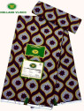 Pagne Vlisco Gold Wax Hollandais – tissu africain de luxe 100% coton