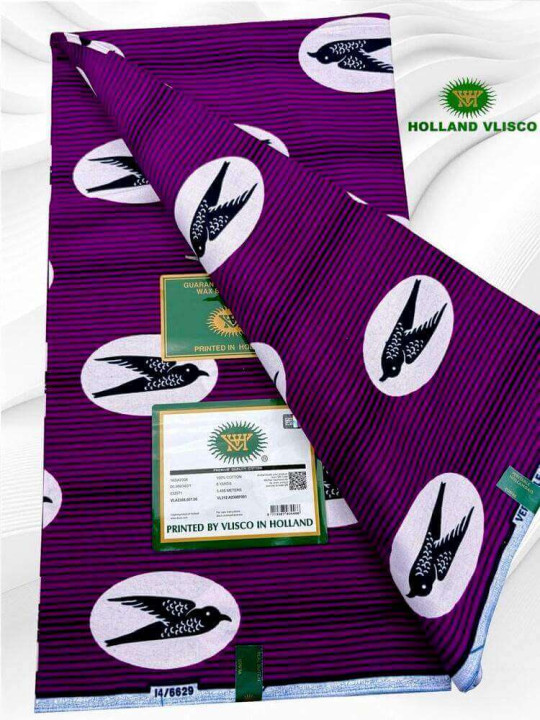 Tissu Vlisco Hollandais - Vlisco - Pagne Wax Hollandais de Qualité, Résistant & Eléguant, 100% Coton - 6 Yards - Vlisco - ARTIAF  LLC