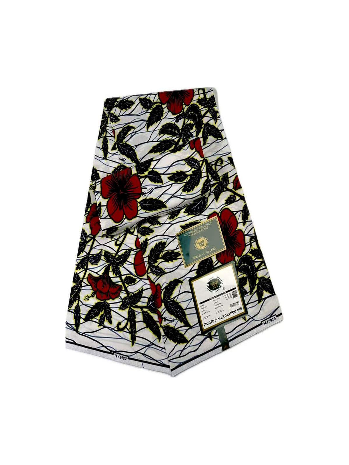 Pagne Vlisco Gold Wax Hollandais – tissu africain de luxe 100% coton - 750 x 1000 px