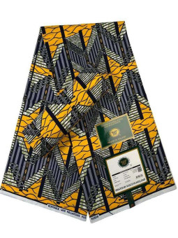 Pagne Vlisco Gold Wax Hollandais – tissu africain de luxe 100% coton - 750 x 1000 px