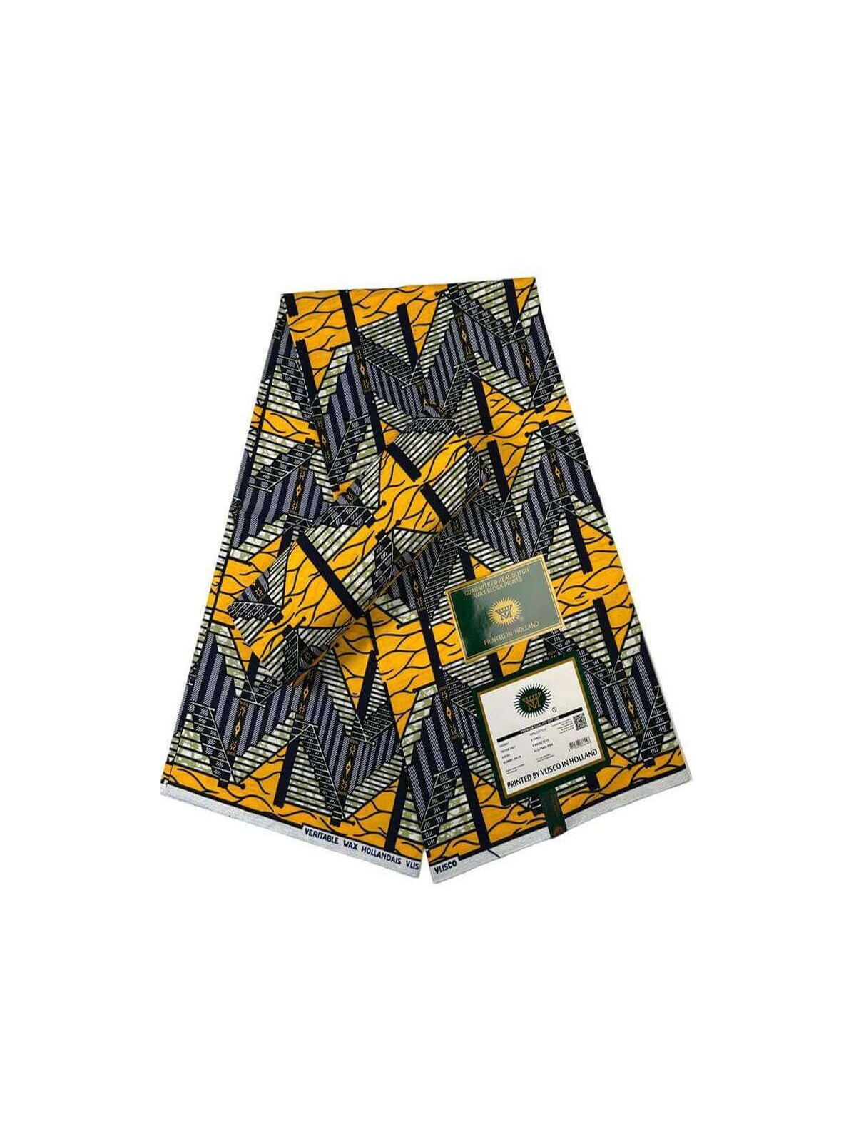 Pagne Vlisco Gold Wax Hollandais – tissu africain de luxe 100% coton - 750 x 1000 px