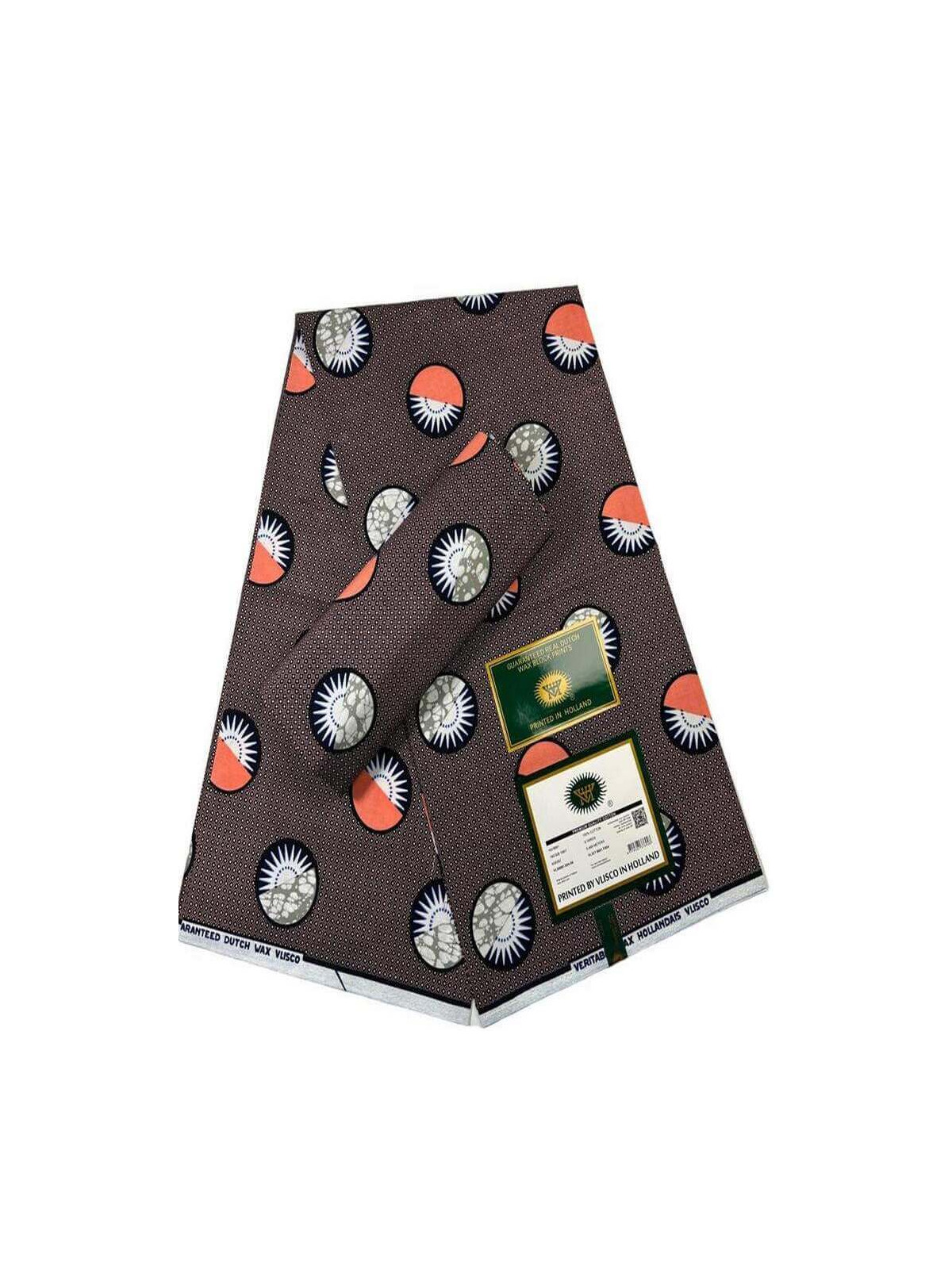Pagne Vlisco Gold Wax Hollandais – tissu africain de luxe 100% coton - 750 x 1000 px