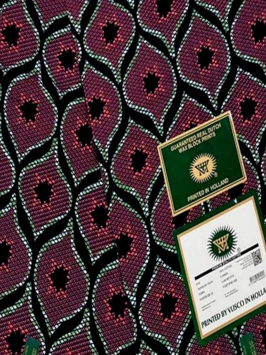 copy of Vlisco Hollandais Fabric - Vlisco - 100% Cotton Wax Hollandais Resistant - 6 Yards - Vlisco - ARTIAF  LLC