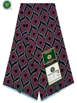 Pagne Vlisco Gold Wax Hollandais – tissu africain de luxe 100% coton - 750 x 1000 px
