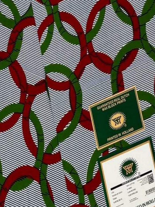 Tissu Vlisco Hollandais - Vlisco - Pagne Wax Hollandais de Qualité, Résistant & Eléguant, 100% Coton - 6 Yards - Vlisco - ARTIAF  LLC