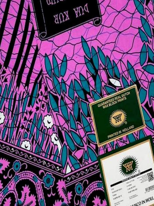 copy of Vlisco Hollandais Fabric - Vlisco - 100% Cotton Wax Hollandais Resistant - 6 Yards - Vlisco - ARTIAF  LLC