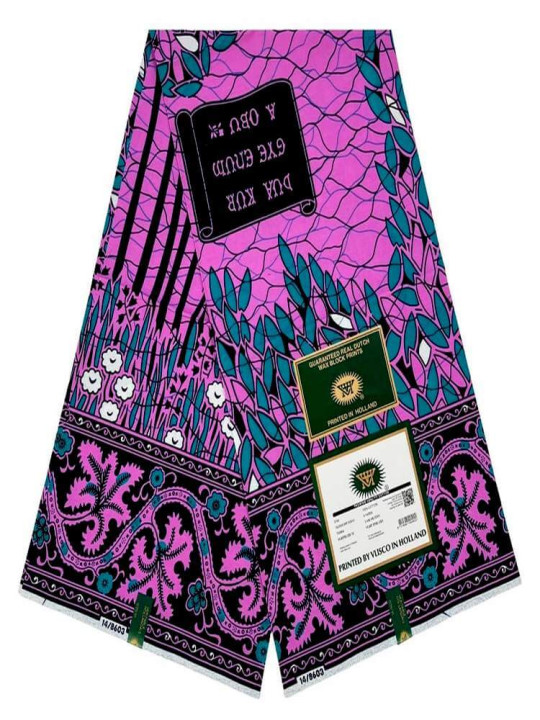 Tissu Vlisco Hollandais - Vlisco - Pagne Wax Hollandais de Qualité, Résistant & Eléguant, 100% Coton - 6 Yards - Vlisco - ARTIAF  LLC