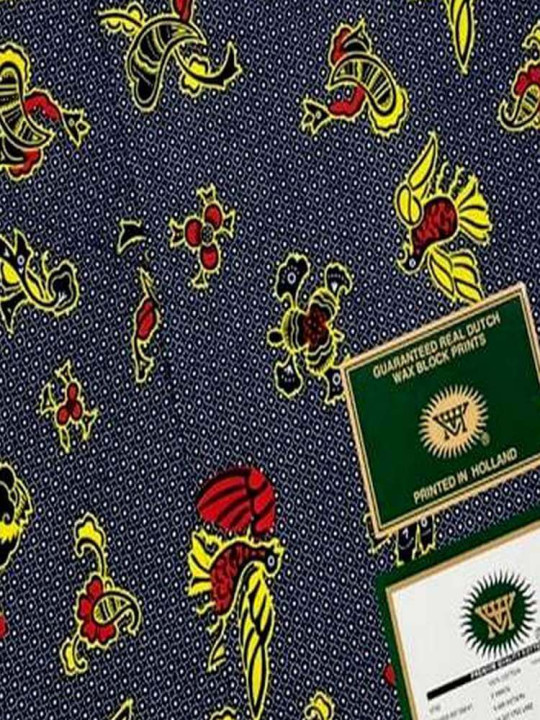 copy of Vlisco Hollandais Fabric - Vlisco - 100% Cotton Wax Hollandais Resistant - 6 Yards - Vlisco - ARTIAF  LLC