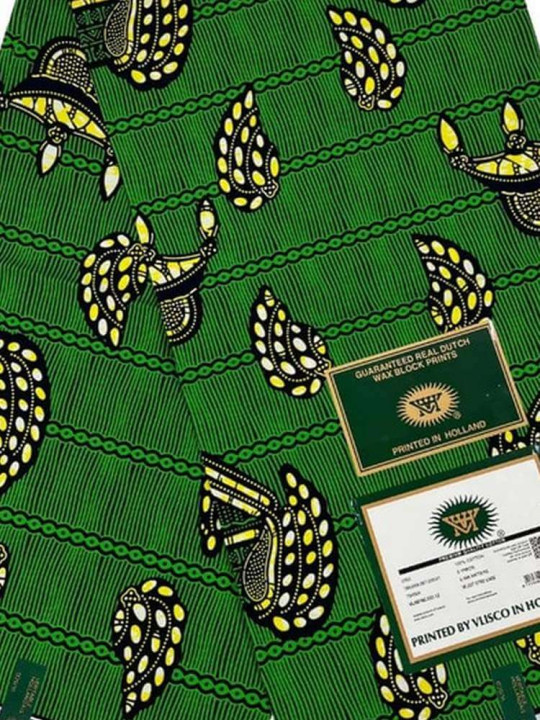 Tissu Vlisco Hollandais - Vlisco - Pagne Wax Hollandais de Qualité, Résistant & Eléguant, 100% Coton - 6 Yards - Vlisco - ARTIAF  LLC