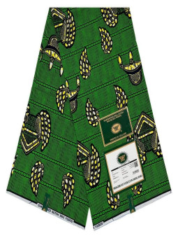 Pagne Vlisco Gold Wax Hollandais – tissu africain de luxe 100% coton