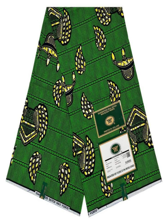 Tissu Vlisco Hollandais - Vlisco - Pagne Wax Hollandais de Qualité, Résistant & Eléguant, 100% Coton - 6 Yards - Vlisco - ARTIAF  LLC