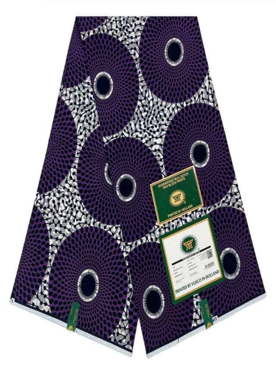 copy of Vlisco Hollandais Fabric - Vlisco - 100% Cotton Wax Hollandais Resistant - 6 Yards - Vlisco - ARTIAF  LLC