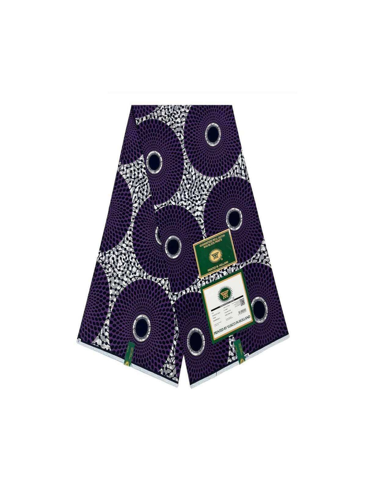 Pagne Vlisco Gold Wax Hollandais – tissu africain de luxe 100% coton - 750 x 1000 px